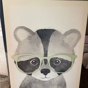 Raccoon wall decor